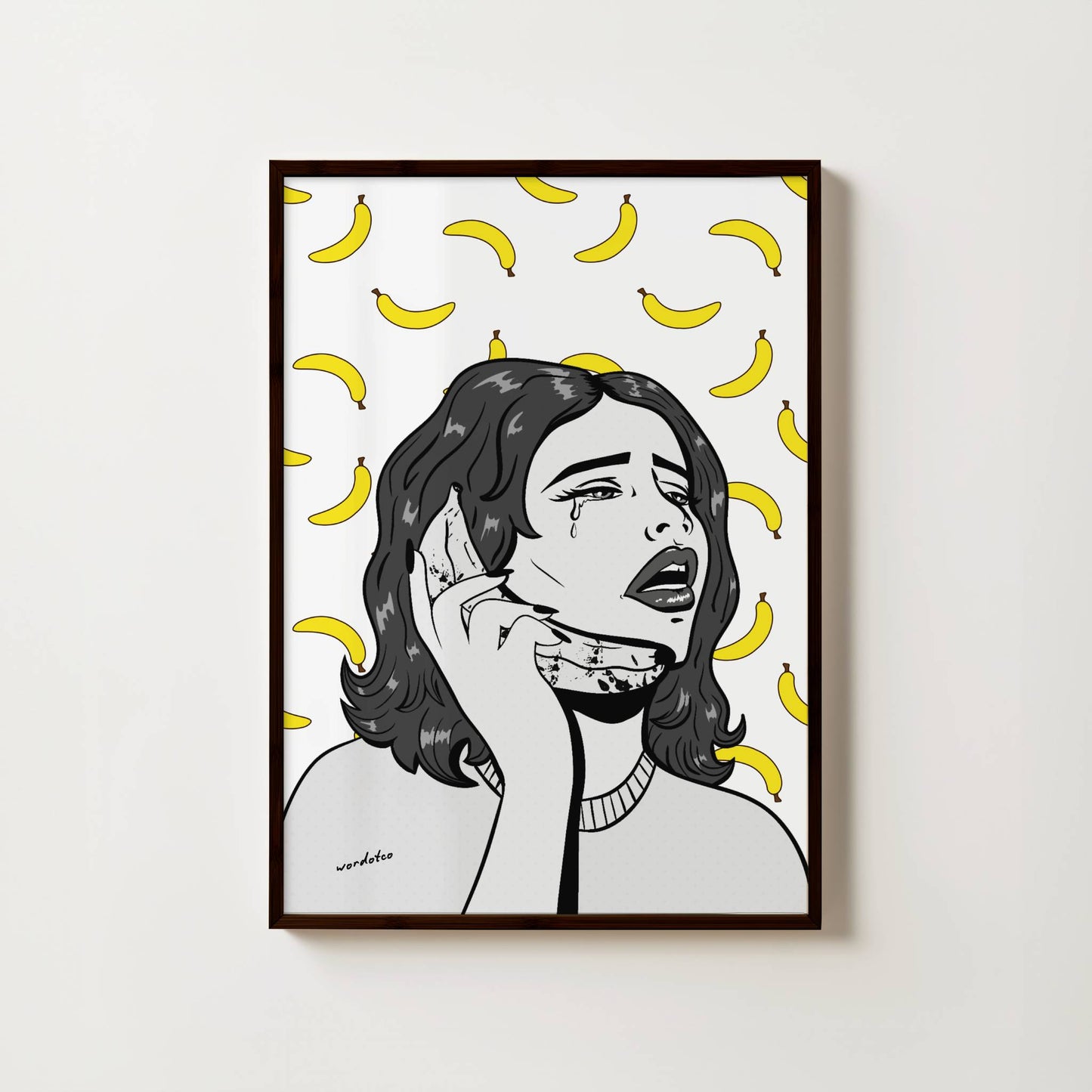 BANANA GIRL PRINT