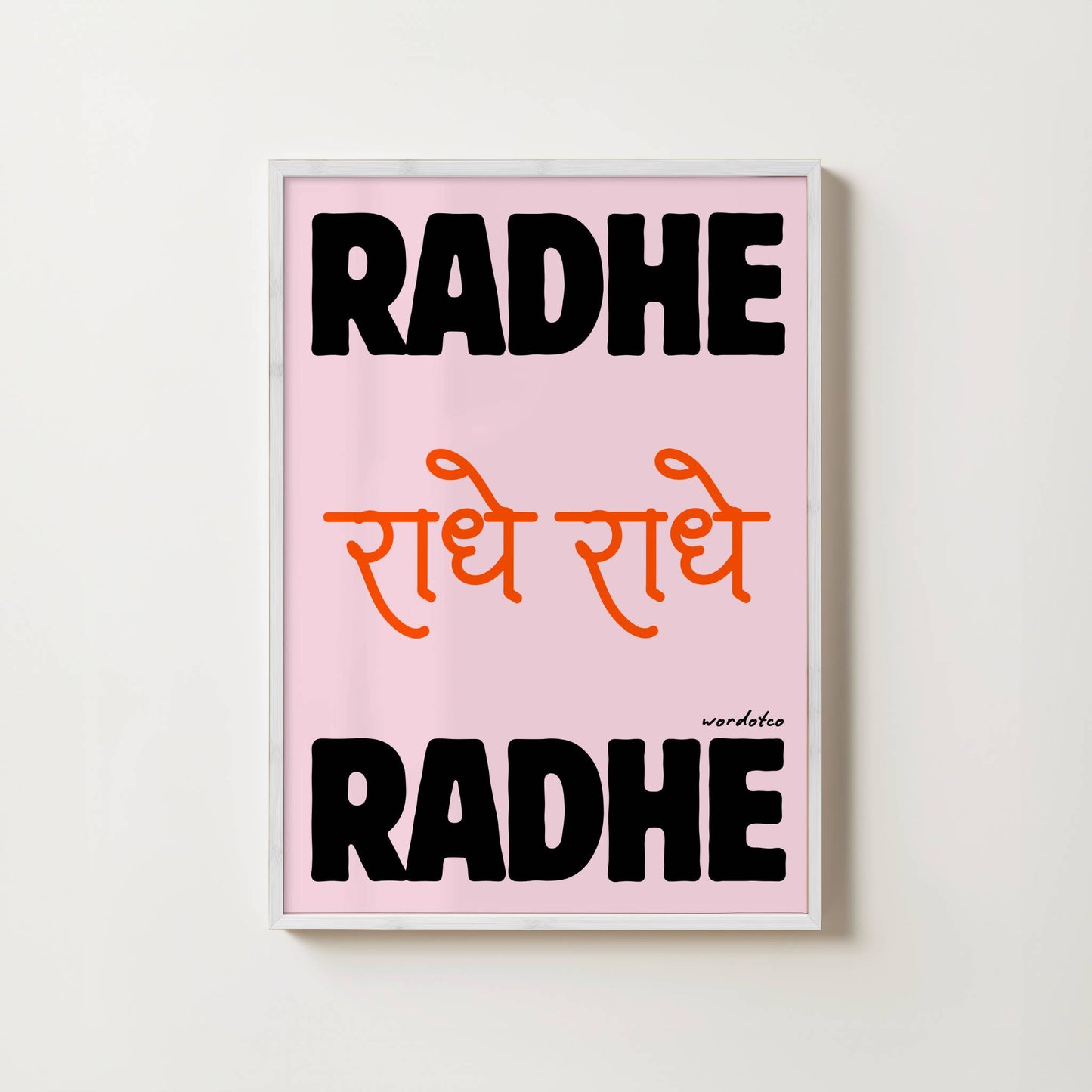 RADHE RADHE PRINT