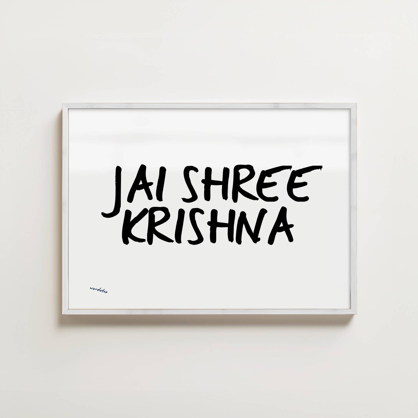 JAI SHREE KRISHNA PRINT