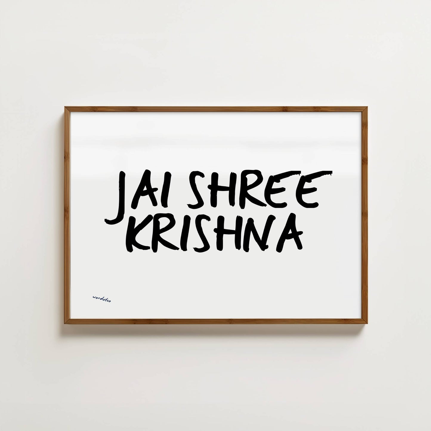 JAI SHREE KRISHNA PRINT