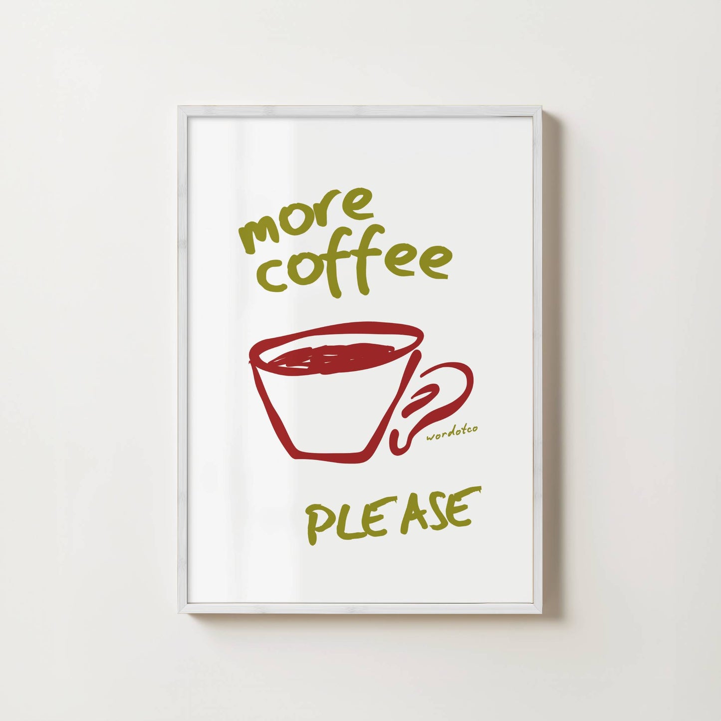 MORE COFFEE PLEASE PRINT