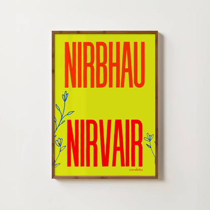 NIRBHAU NIRVAIR PRINT