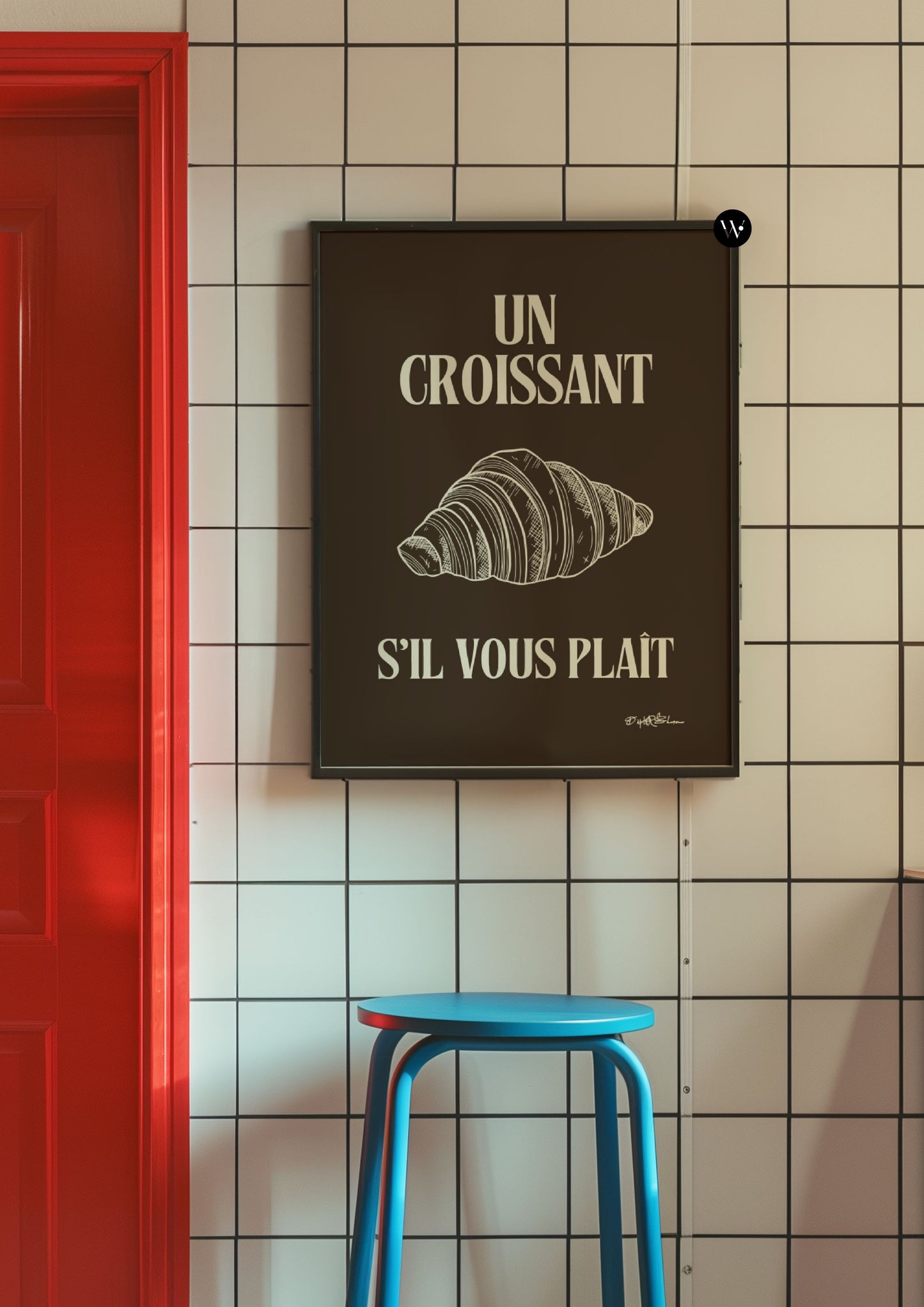 Un Croissant Print