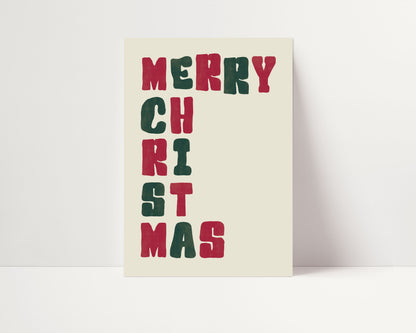 A3 | SAMPLE | MERRY CHRISTMAS PRINT