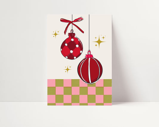 BAUBLES OF JOY PRINT