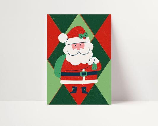 SANTA PRINT