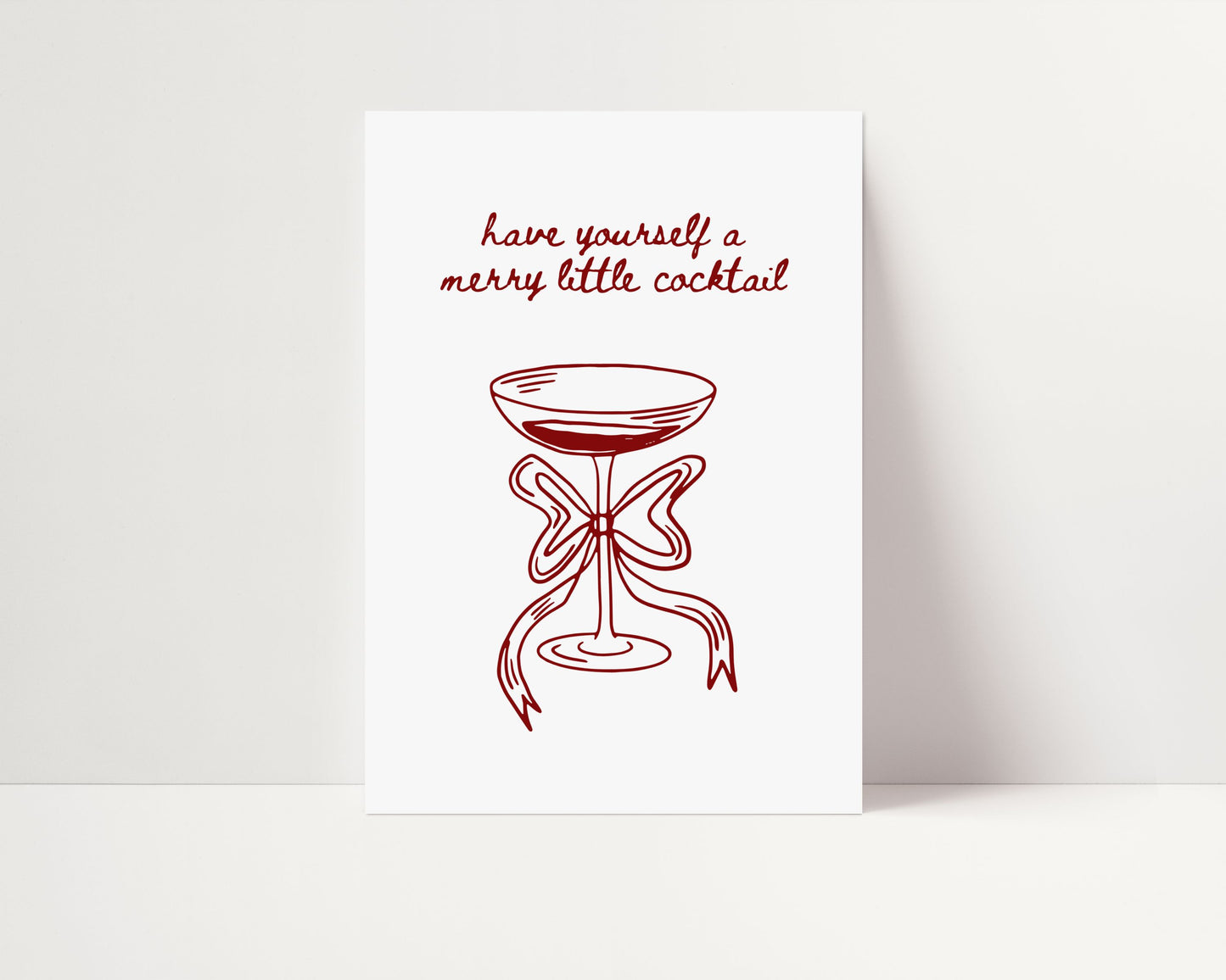 MERRY COCKTAIL PRINT