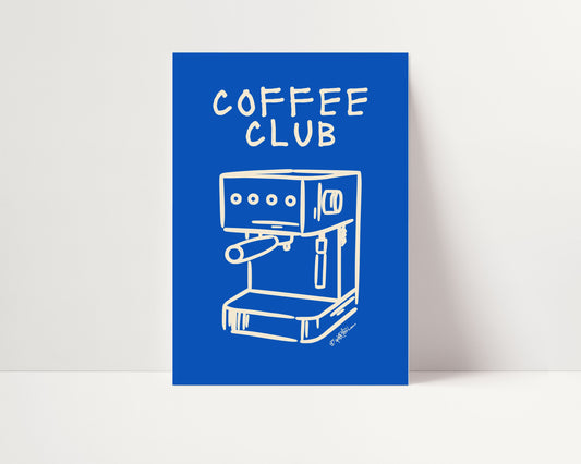 COFFEE CLUB PRINT