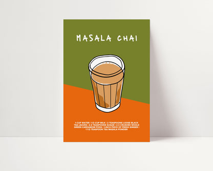 MASALA CHAI RECIPE PRINT