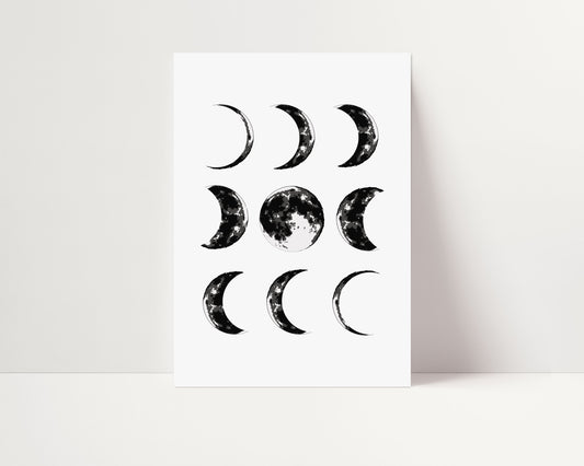 MOON PHASE PRINT