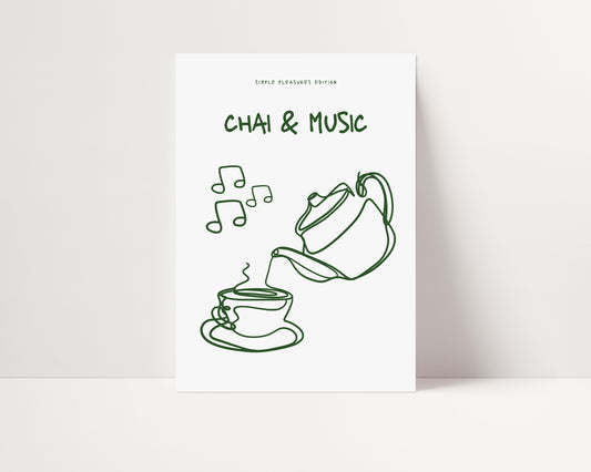 CHAI & MUSIC PRINT