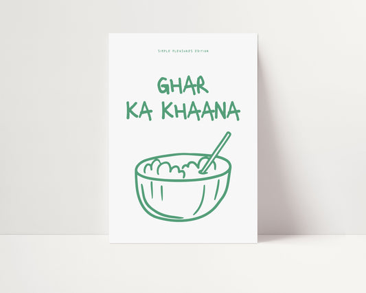 GHAR KA KHAANA PRINT