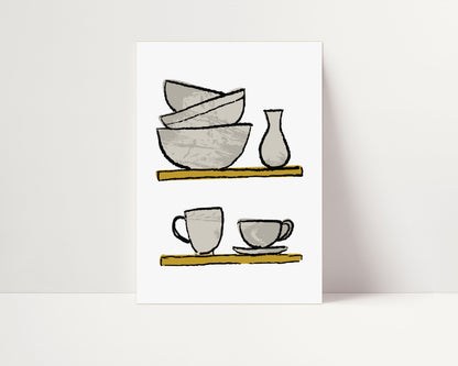 MINIMALIST CROCKERY PRINT