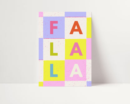 FA LA LA PRINT