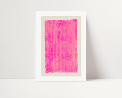 MIDNIGHT PINK SQUARE PRINT