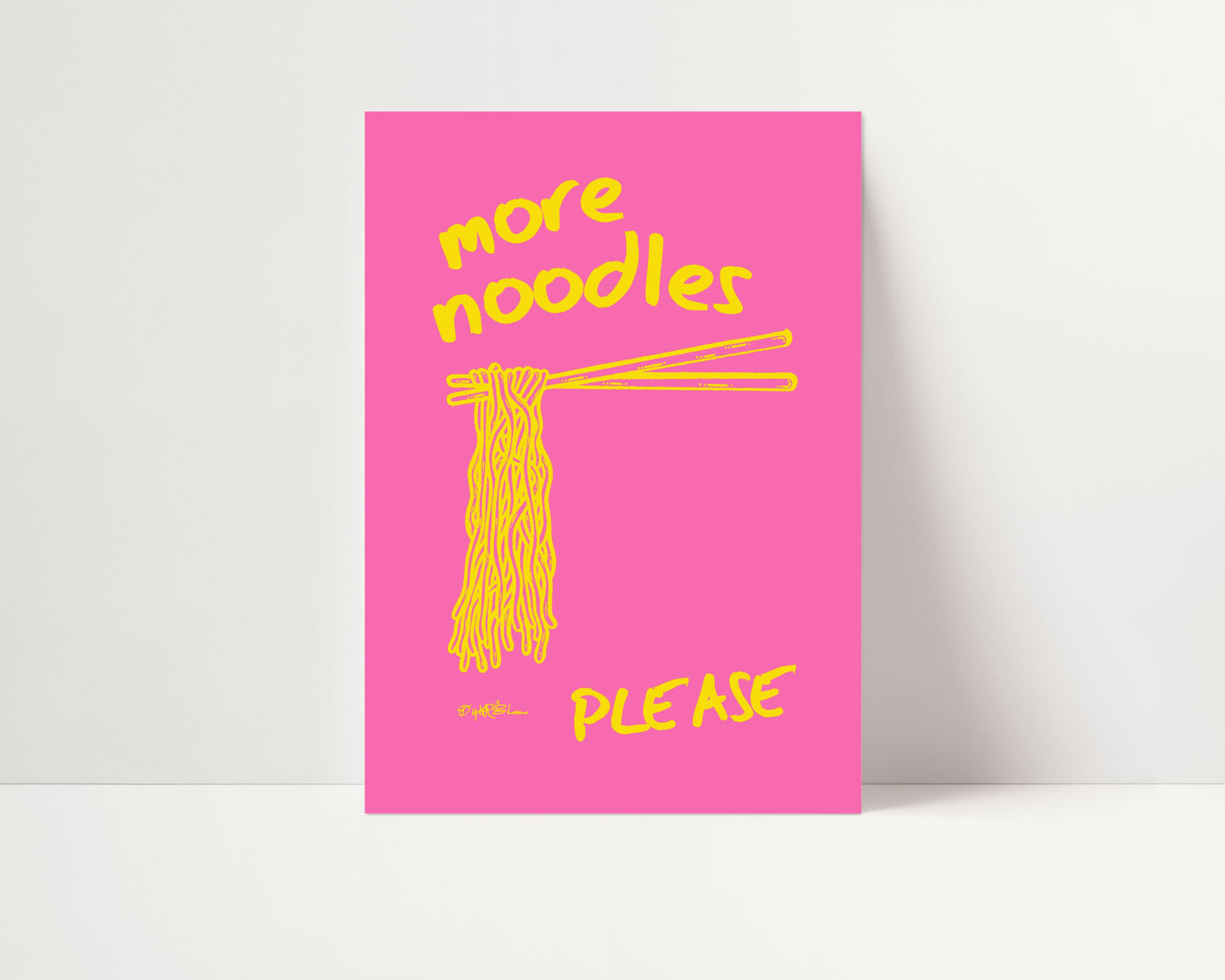 MORE NOODLES PLEASE PRINT