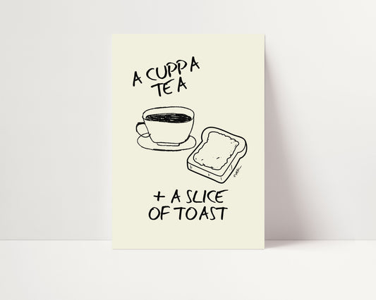 TOAST & TEA PRINT