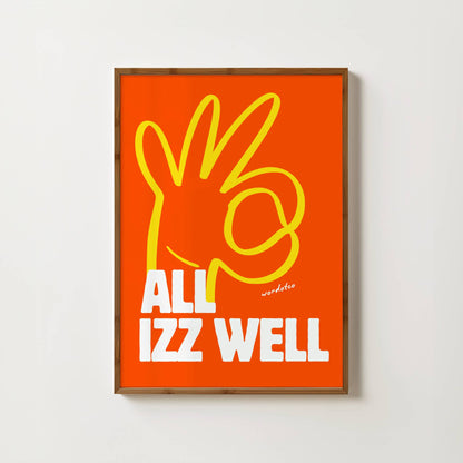 ALL IZZ WELL PRINT