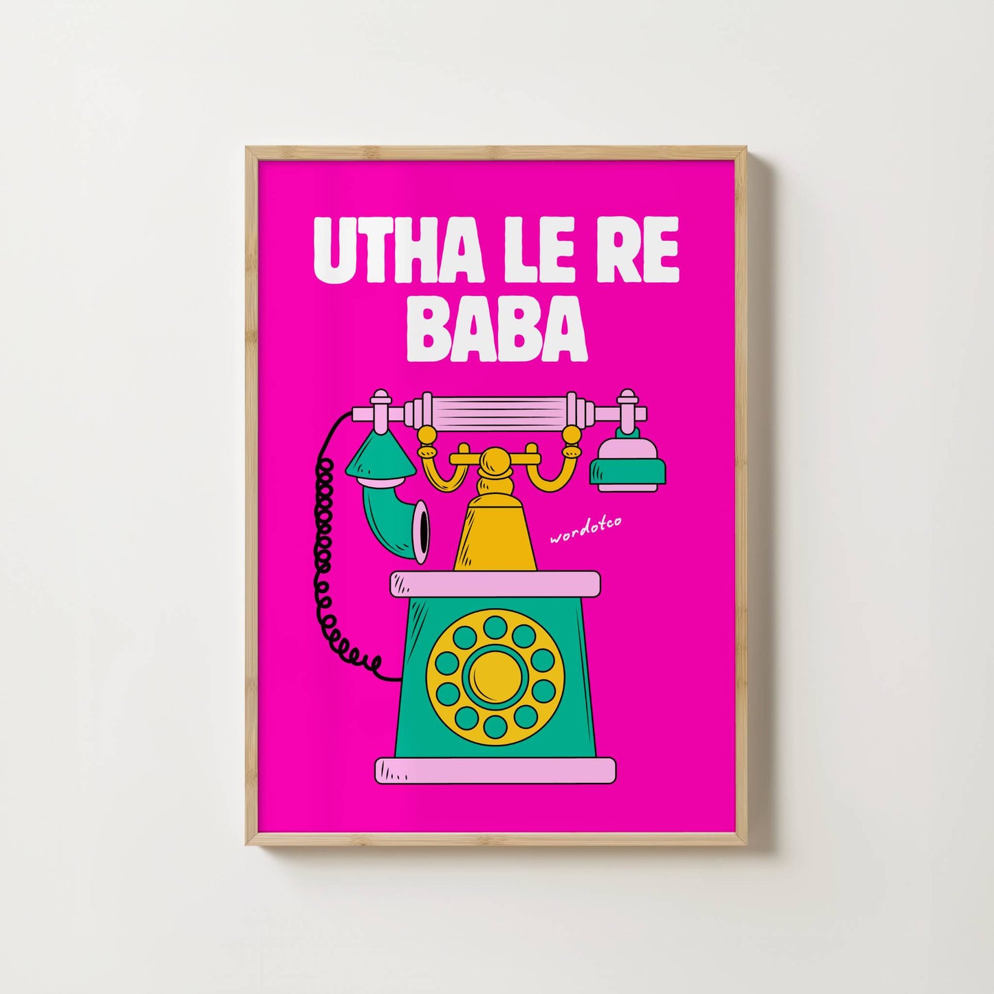 UTHA LE RE BABA PRINT