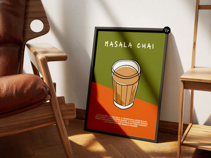 MASALA CHAI RECIPE PRINT