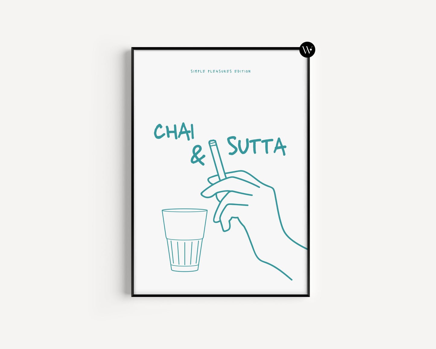 Chai & Sutta Print