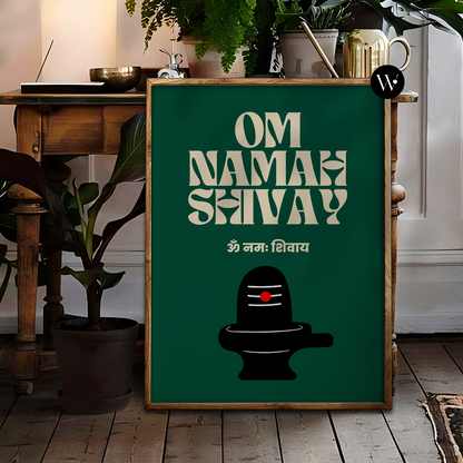 OM NAMAH SHIVAY PRINT