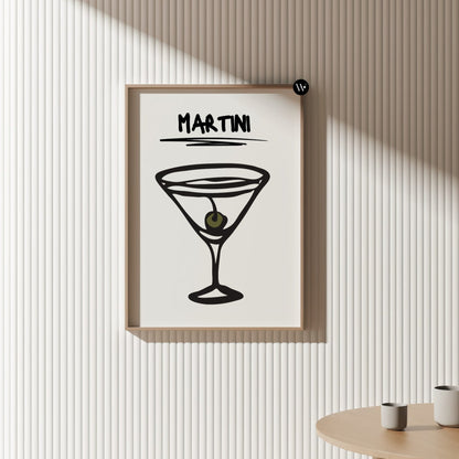 A4 | SAMPLE | MARTINI COCKTAIL PRINT