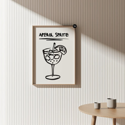 APEROL SPRITZ COCKTAIL PRINT