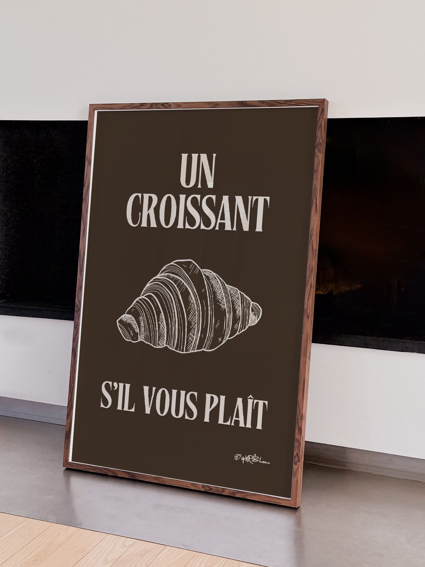 Un Croissant Print