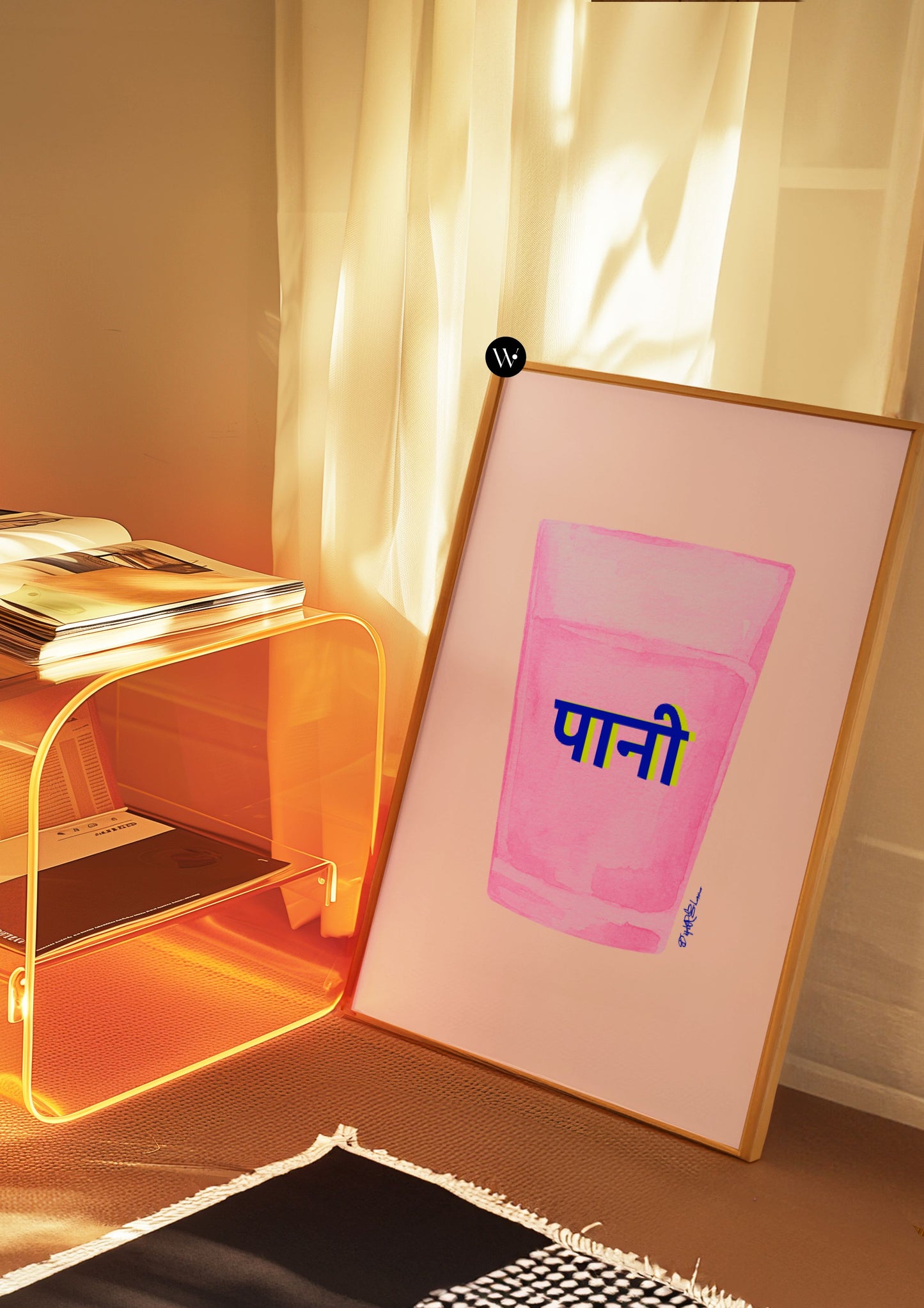 PANI IN HINDI PRINT