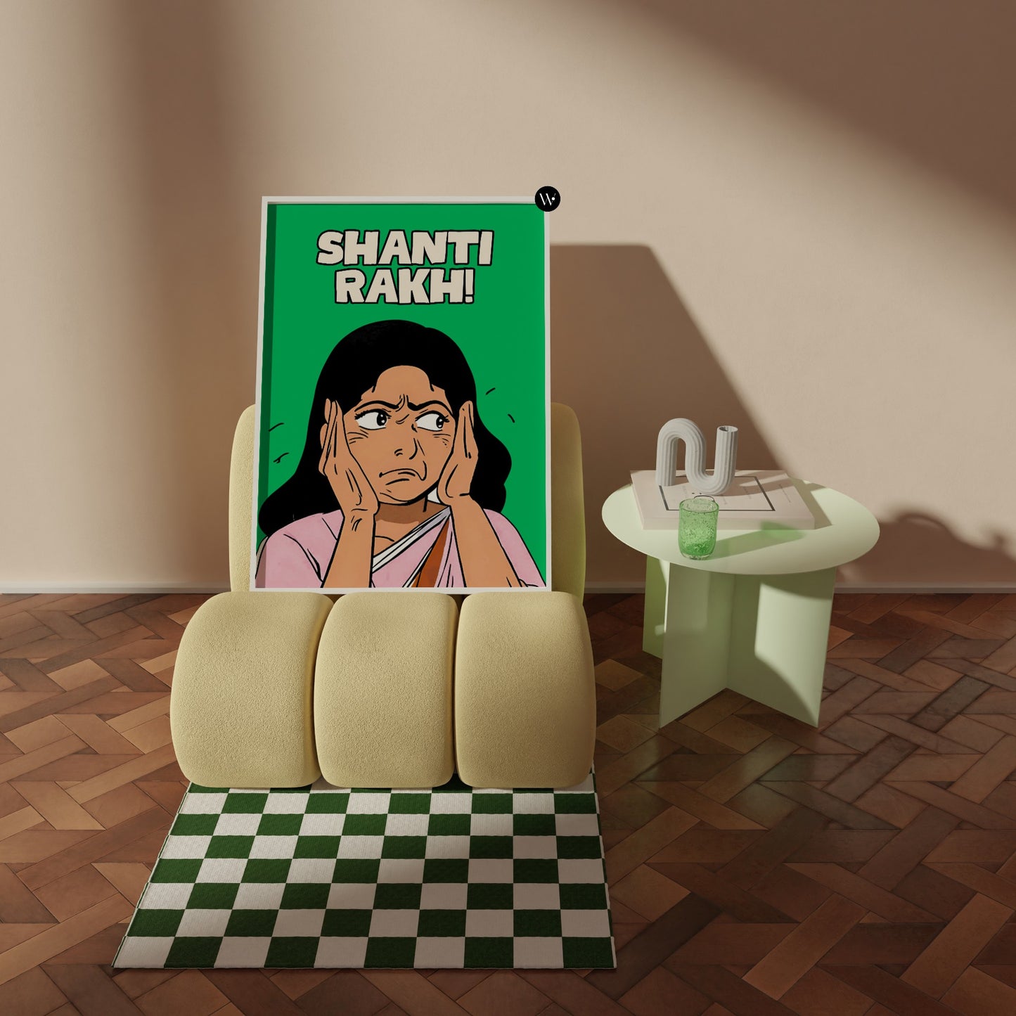 Shanti Rakh Print