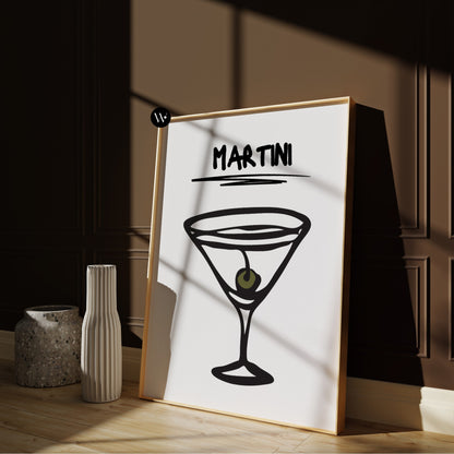 A4 | SAMPLE | MARTINI COCKTAIL PRINT