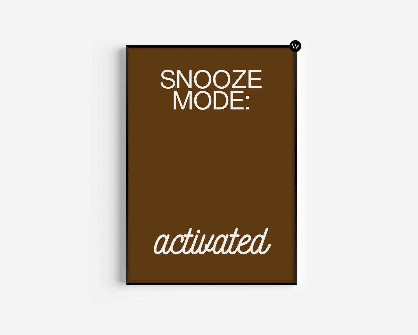 Snooze Mode Print