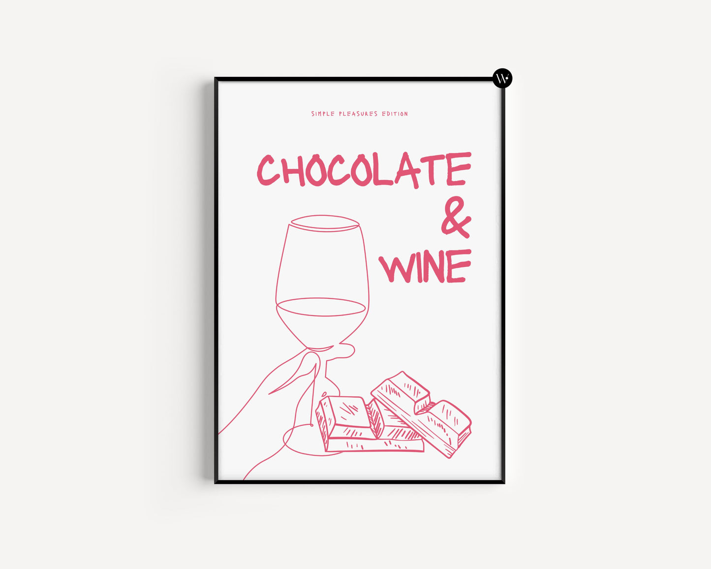 Chocolate & Wine Print