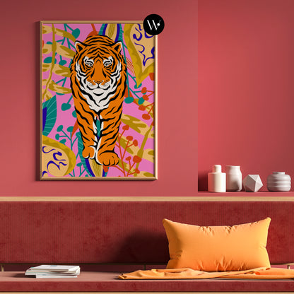 A4 | SAMPLE | TIGER SAFARI PRINT